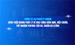 BỘ KHOA HỌC VÀ CÔNG NGHỆ BAN HÀNH THÔNG TƯ 54/2025/TT-BKHCN VỀ ĐO LƯỜNG